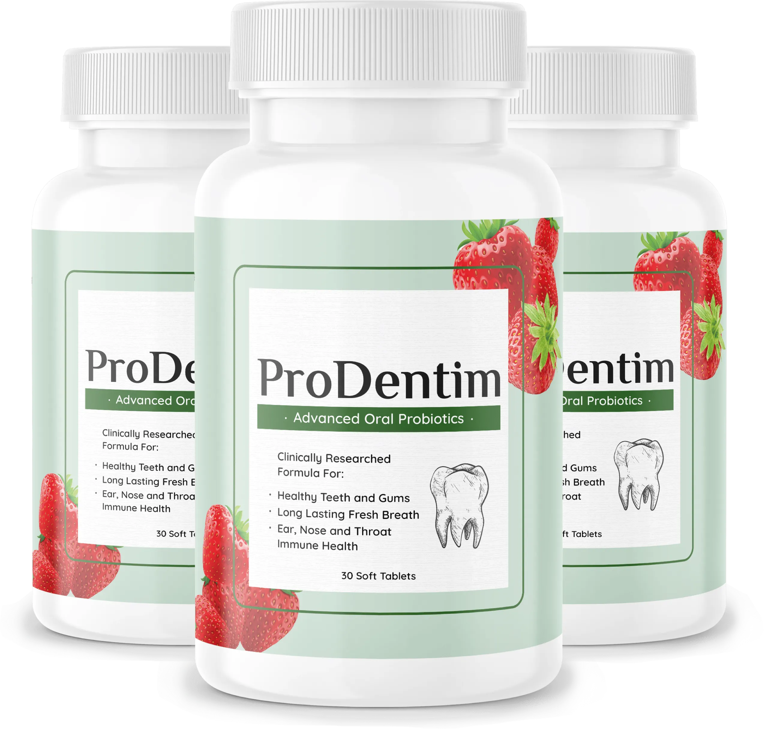 ProDentim 3-bottle 90-day pack with 2 free bonus eBooks and free US shipping